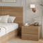 Ensemble de chambre à coucher 4 pièces avec tête de lit Douglas, cadre de lit à lattes, 2 tables de chevet-1783080703-1810974443