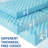 Memory Foam Mattress Topper, 5-Zone Cooling Gel-Infused Pressure Relief Bed Topper for Dorm, RV, and Camping Mattress Pad-875375271-934167907