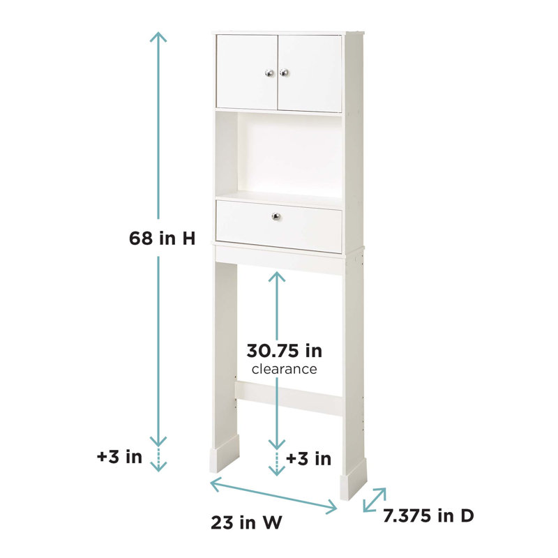 Jov Over-the-Toilet Bathroom Space Saver, White