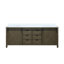 Meuble-lavabo double gris cendre 84 po X P 22 po D, avec comptoir en marbre de culture-117970943-117970948