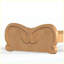 Lit plateforme vintage double sculpté avec tête de lit, cadre en bois massif, sommier à lattes, bois naturel, sans sommier tapissier, lit pour enfants et adolescents-376952977