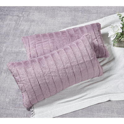 Super Mink Polyester Zip Pillow Cover
