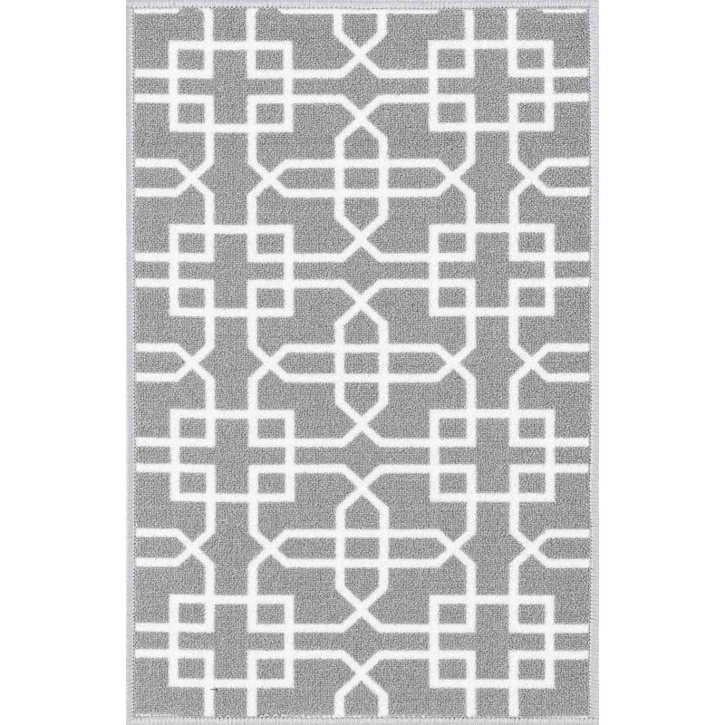 Cockerham Non-Slip Geometric Indoor Doormat, 67cm W x 220 cm L