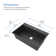 33'' L Drop-In Single Bowl Quartz Composite Kitchen Sink