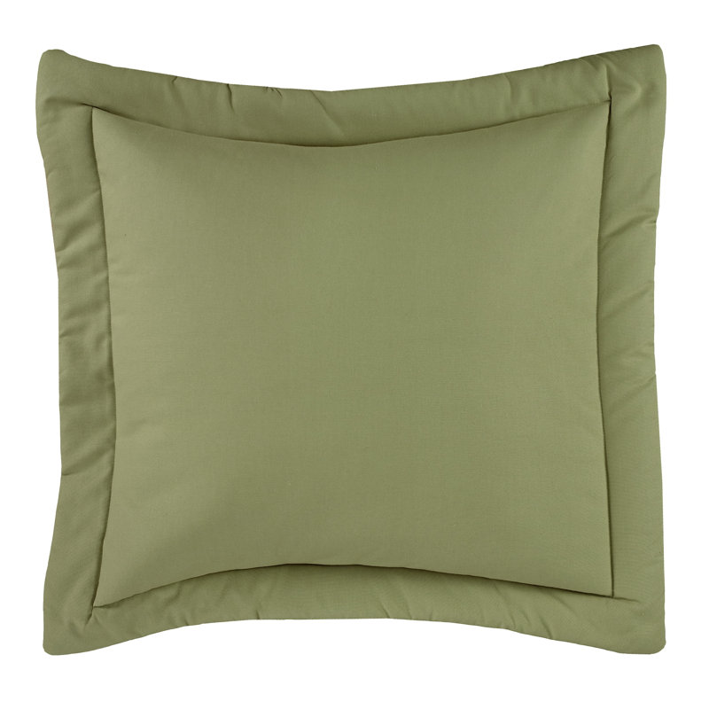 Taie décorative Belmont, Vert, Polyester