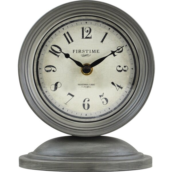 Petite horloge de table aspect Vintage avec écrin