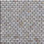 0.5" x 1" Seashell Mosaic Tile in Natural
