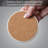 Bow Toile 4 Pack Round Absorbent Stone Coasters