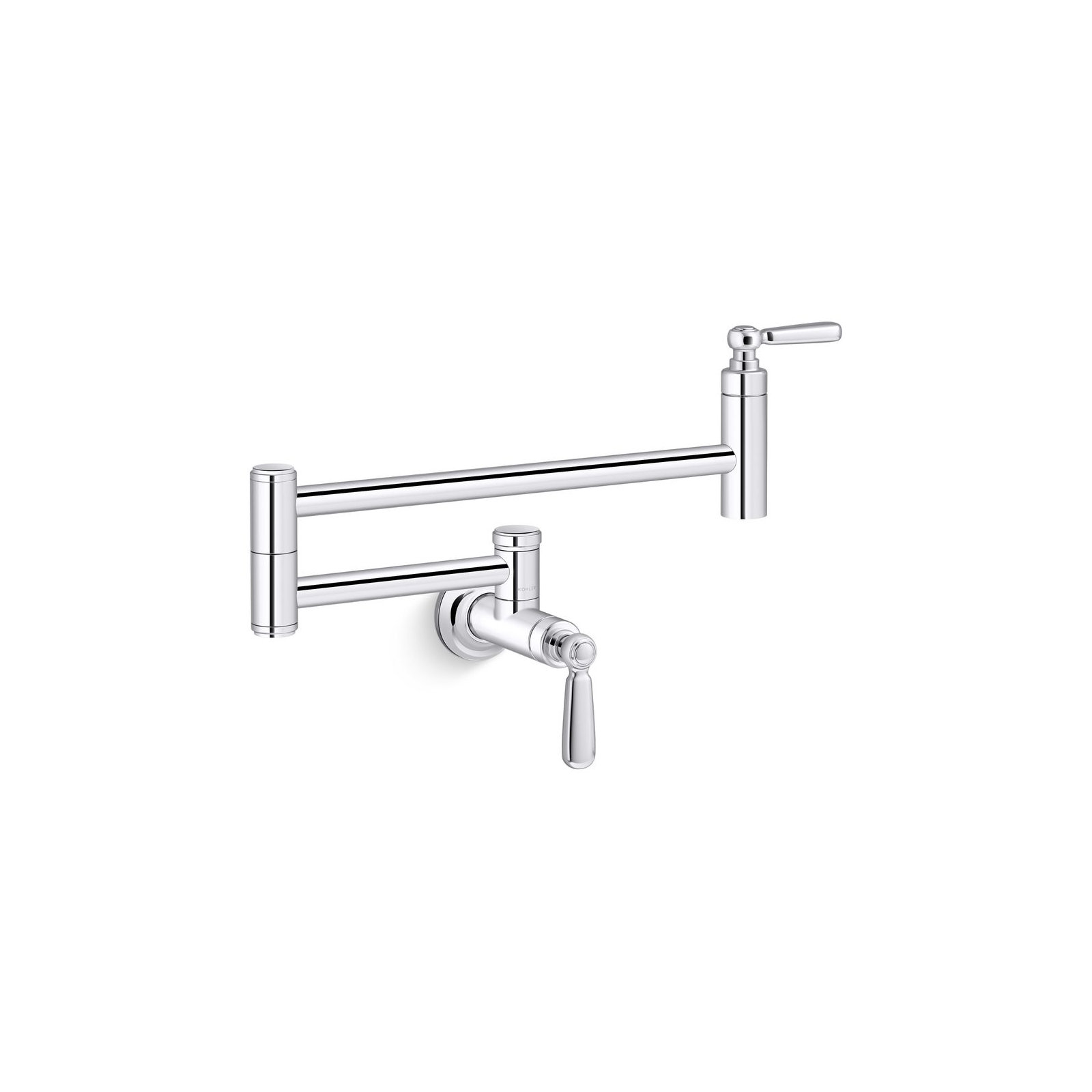 Edalyn by Studio McGee Wall-Mount Pot Filler, Polished Chrome