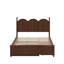 Grand lit plateforme avec lit gigogne