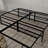Queen Black Steel Platform Bed Frame Alternative For Different Mattress Types - , 14 Inch Elevated, Supports 2000 Lbs Elevated Foundation Heavy Duty, Quick Assembly, Capacity-1313961505