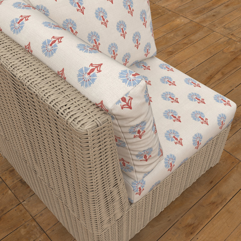 Chaise d'angle Henri, Mira Bluebell