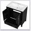 Meuble-lavabo noir 30 po avec lavabo simple et armoire encastrée Combo