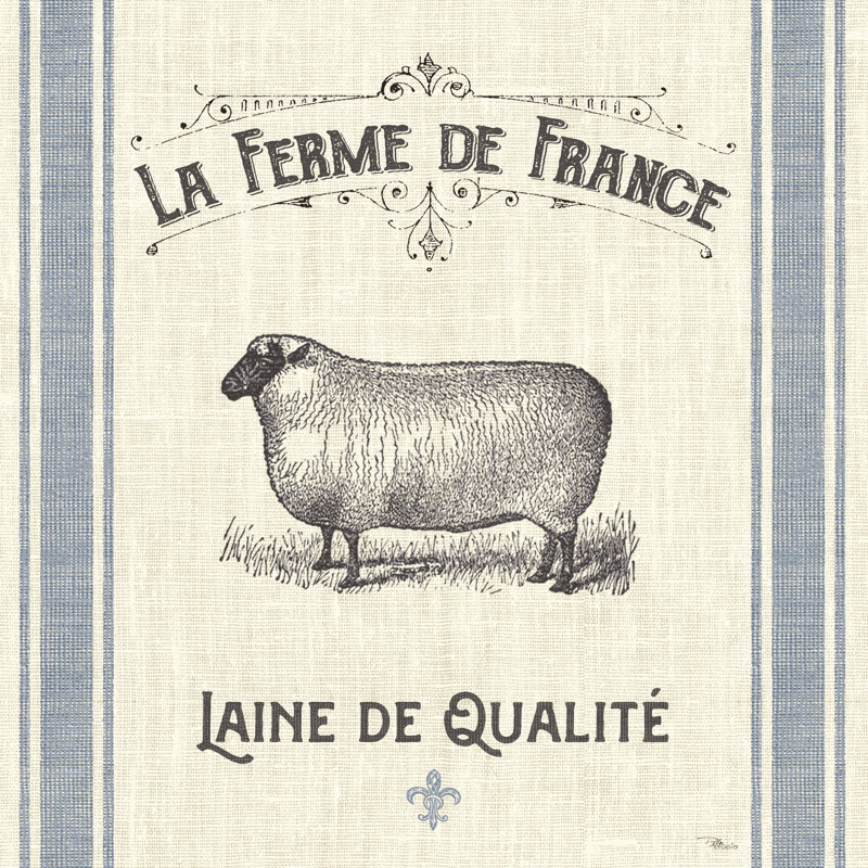 Maison de campagne française V, H 30 po x l 30 po x P 1,25 po