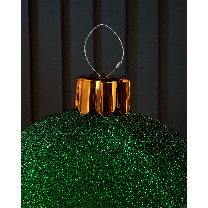 PVC Ball Ornament, 45.72cm H x 45.72cm W x 45.72cm D, Green