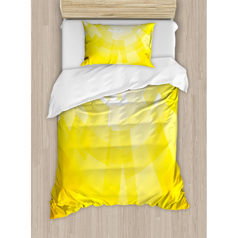 Modern & Contemporary Polyester Abstract Duvet Cover