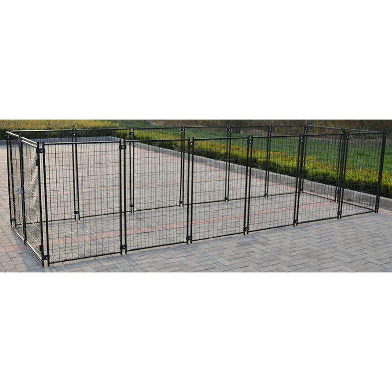 Ellishia 47.25'' H Panel Metal Yard Kennel