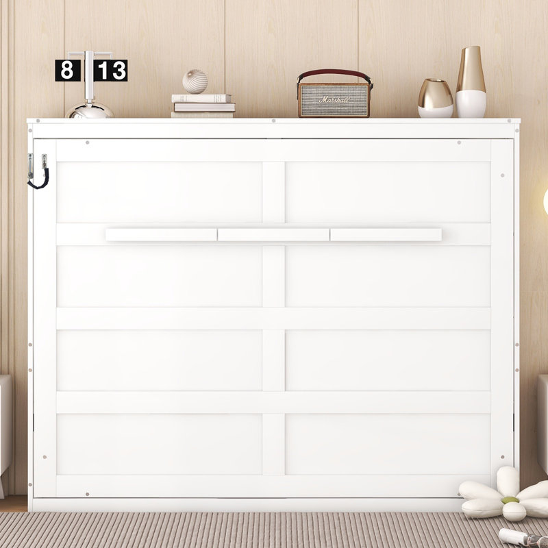 Murphy Bed Wall Bed, Full, White