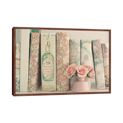 Floral Books by Caroline Mint - Print on Canvas