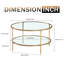 Table basse double en verre-40651447