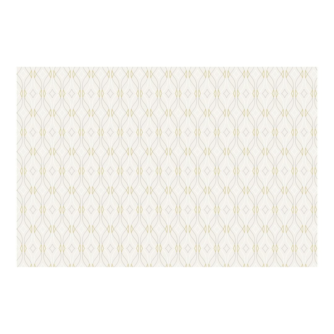 Strukturierte Tapete Beige Wave Pulse 3,2 m x 480 cm