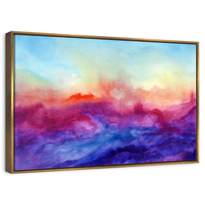 Arpège, Cadre flottant doré, 13 po x 9 po