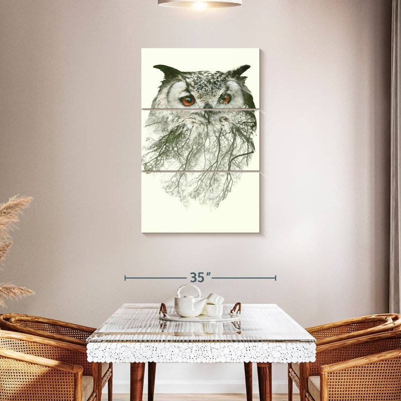 Brampt Forest Tree Owl, 45" H x 28" W