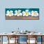 Fleur de frangipanier blanc sur toile-218130545