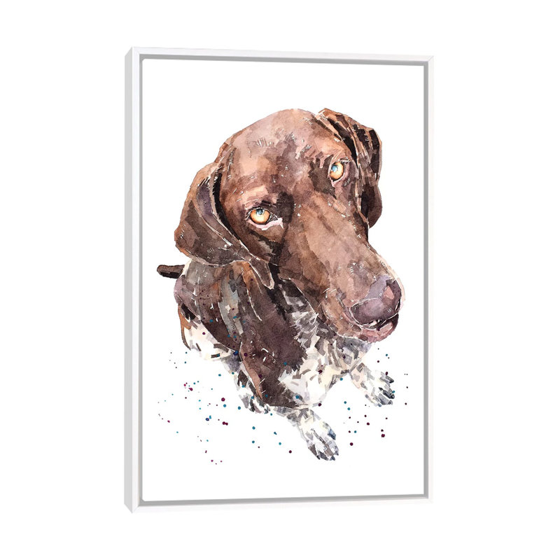 GSP II par EdsWatercolours - impression d'art graphique, Toile blanche encadrée, Pas de tapis, H 26 po x l 18 po x P 1,5 po