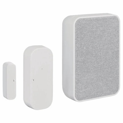 Heath Zenith Gray/White Plastic Wireless Entrance Alert