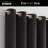 Eclipse Blackout Curtains, Darrell Thermaweave Grommet Sliding Door Curtains 84 in x 100 in, in Black-88959800