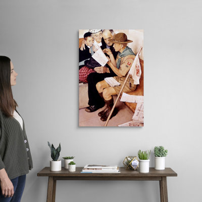 Art mural sur toile Norman Rockwell