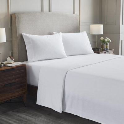All Season Breathable 100% Flannel Cotton Sheet Set