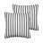 Lidia Striped Indoor/Outdoor Reversible Throw Pillow-444931196