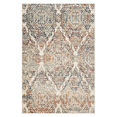 Tapis oriental ivoire Dhurrie 3 pi x 5 pi