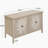 Sideboard Buffet Cabinet, Storage Cabinet With Storage,Modern Storage Cabinet With 4 Doors & Adjustable Shelves For Livingroom, Dining Room, Kitchen And Entryway-1287434534