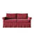 100 % polyester rouge