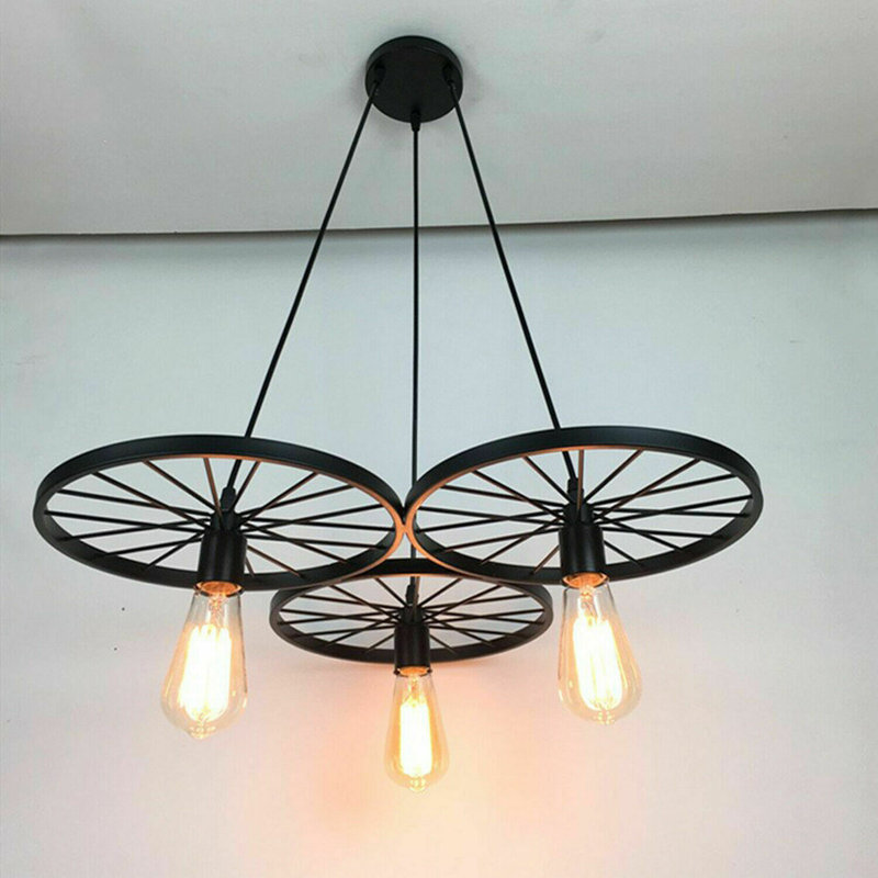 Sebring 3 - Light Unique/Statement Chandelier, Black