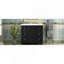 Meuble-lavabo contemporain noir - 36 po x 18 po x 34 po, 4 tiroirs et 1 porte d'armoire, rangement polyvalent, lavabo intégré en résine, tablettes réglables, structure en bois massif avec panneau de fibres à densité moyenne