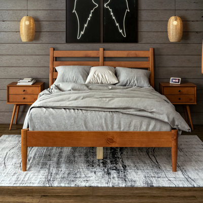 Ashlie Solid Wood Platform Bed