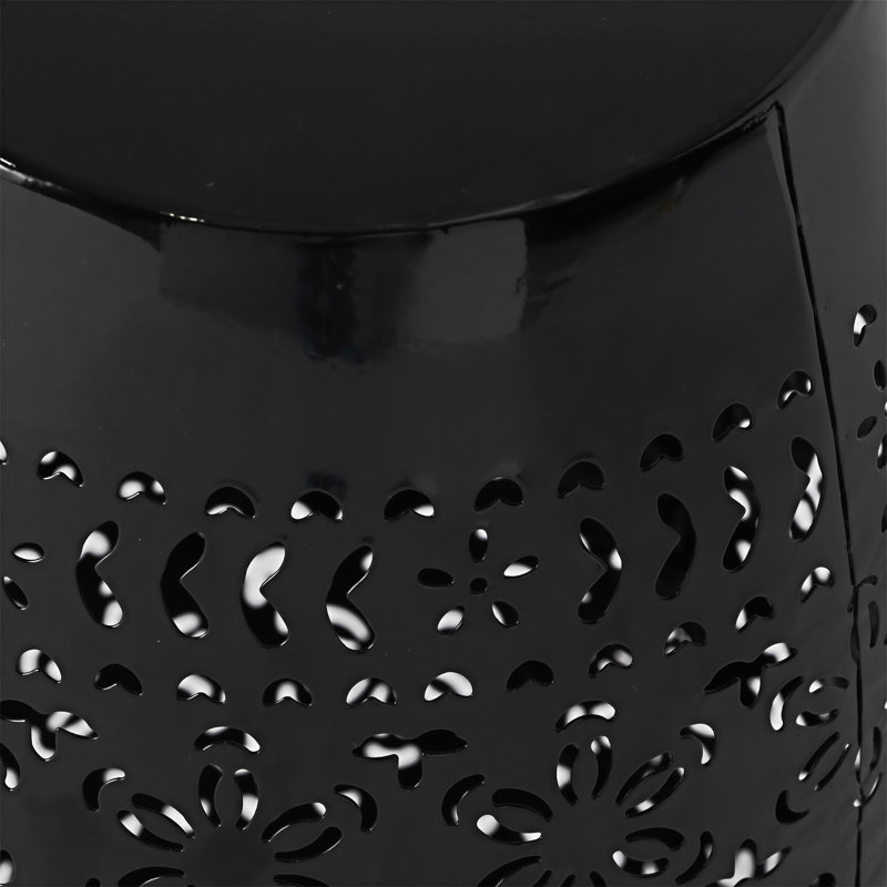 Outdoor Side Table, Black