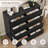 8 Drawer 41.3" W Wood Double Dresser-1855128934