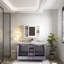 Ensemble de meuble-lavabo mural 60 po-177854541