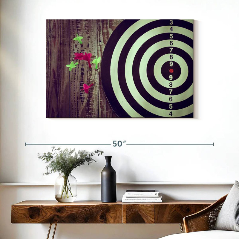 Senne Darts, 26" H x 39" W