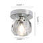 Plafonnier encastré en cristal 1 lumière 4,7 po Munshi-1669550100