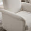 Fauteuil pivotant d'appoint avec base en bois-1788456583