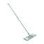 JVL Extended Microfibre Mop – Flat Floor Cleaner with Long Handle – Machine Washable & Reusable Cleaning Head – Green-131070459