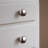 Solid Brass Double-Layer Titanium Silver Plating Knob 