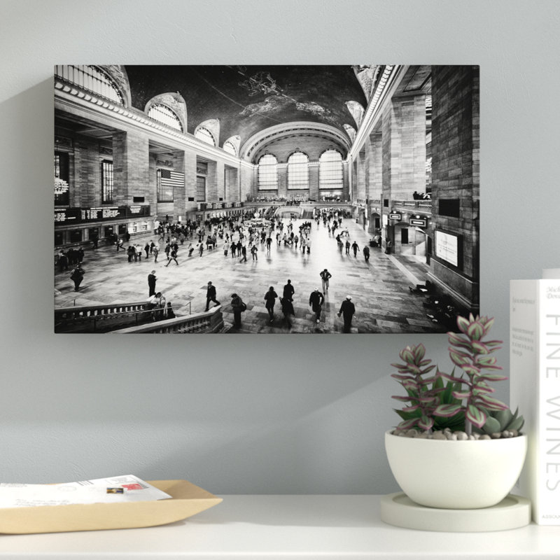 Grand central terminal, reproduction de photo sur toile tendue, H 16 po x l 24 po x P 2 po