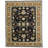 Shireena Oriental Hand-Knotted Rectangle 7'9" x 9'10" Wool Area Rug in Navy